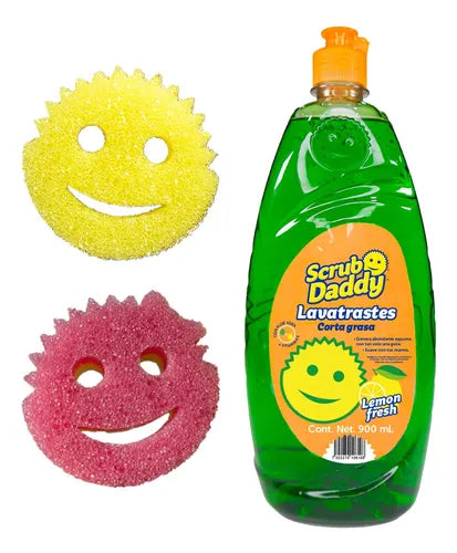 Sparkling Dishes Bundle | Lavatrastes + Scrub Daddy + Mommy