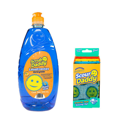 Bundle Dish Soap Aqua & Scour