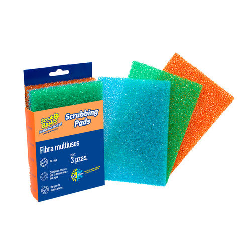 Cargar la imagen en el visor de la galería, Fibras Multiusos Scrubbing Pads - 3pzas
