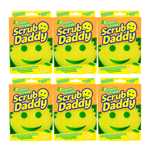 Caja con 6 Scrub Daddy Lemon Fresh