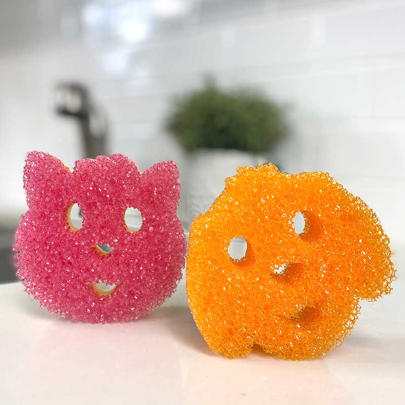 Scrub Mommy Cat 1 pieza (doble cara)